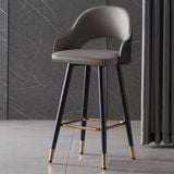 Ghế bar da nệm chân sắt HSBAR034