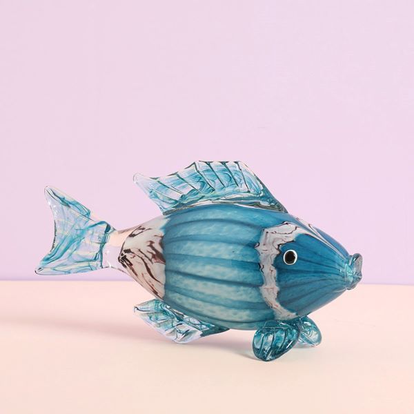 Decor Cá thủy tinh dài