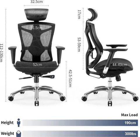 Ghế công thái học Sihoo V1