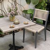 Bộ bàn ghế cafe ngoài trời VX + Ghế GR01