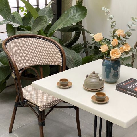 Bộ bàn ghế cafe ngoài trời VT + Ghế GC14