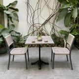 Bộ bàn ghế cafe ngoài trời VX + Ghế GR01
