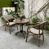 Bộ bàn ghế cafe ngoài trời TG + Ghế I37