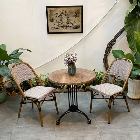 bàn ghế sân thượng luxvie