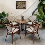 bàn ghế cafe ngoài trời luxvie