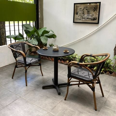 bộ bàn ghế cafe ngoài trời