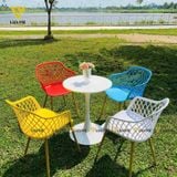 Bộ bàn ghế cafe DPB9 + Ghế S3014