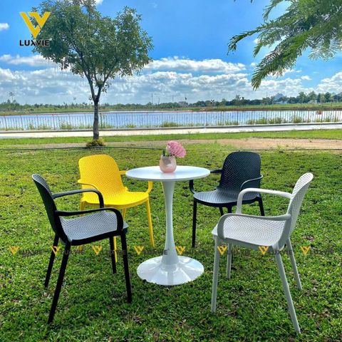 Bộ bàn ghế cafe DPB9 + Ghế S3017
