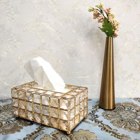Decor Hộp khăn giấy đính đá