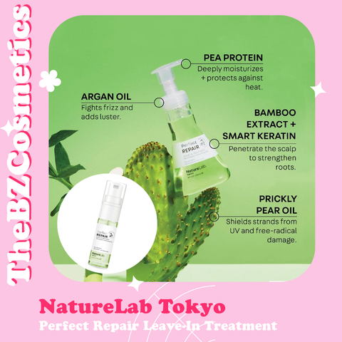  Tinh Chất Phục Hồi Tóc NatureLab Tokyo Perfect Repair Leave-In Treatment 