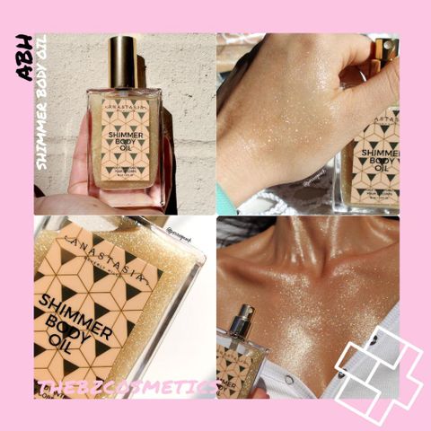  Xịt bắt sáng body ABH Body Shimmer Oil nhũ thơm sang chảnh 