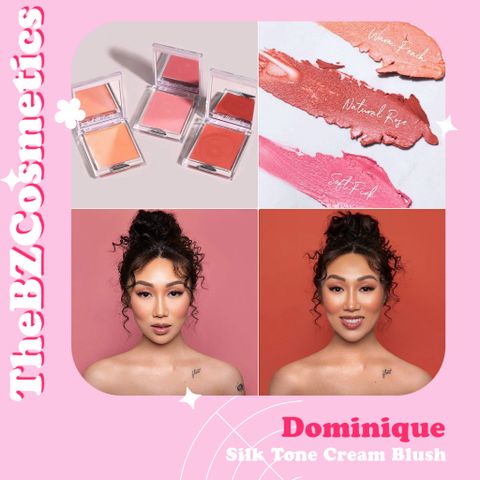  Má kem Dominique Silk Tone Cream Blush cao cấp 