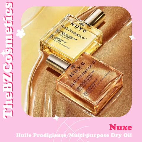  Dầu khô dưỡng da đăng Nuxe Huile Prodigieuse Or Multi-Purpose Dry Oil bản Shimmer có nhũ 