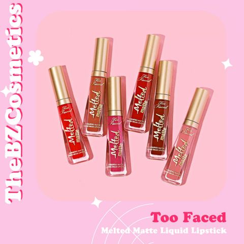  Son kem lì Toofaced Melted Matte Liquid Lipstick các màu hot 