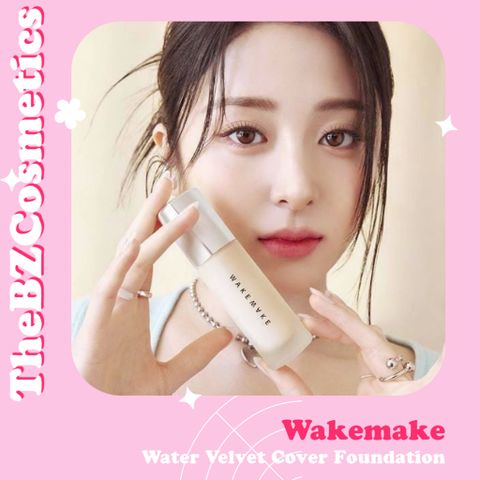  Kem nền Wakemake Water Velvet Cover Foundation mỏng nhẹ 