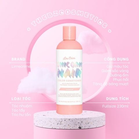  Kem xả phục hồi, giữ màu tóc nhuộm Lime Crime Unicorn Hair Conditioner 