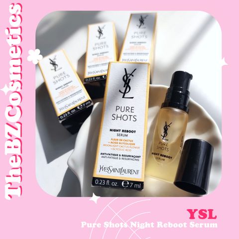  Tinh chất tái tạo, làm sáng và phục hồi da YSL Pure Shots Night Reboot Serum cao cấp 