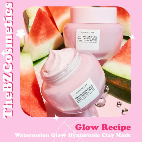  Mặt nạ đất sét Glow Recipe Watermelon Glow Hyaluronic Clay Pore-Tight Facial Mask cao cấp 