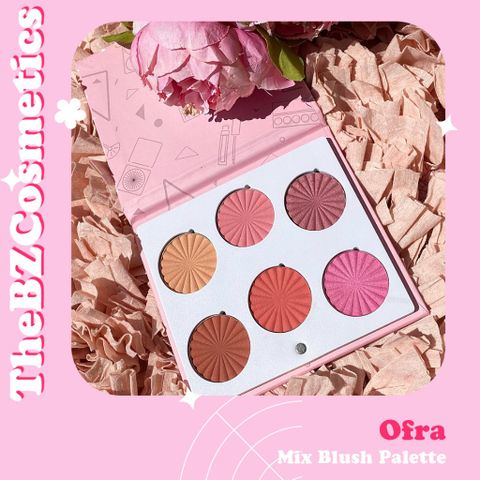  Bảng má Ofra Mix Blush Palette cao cấp 6 ô màu đẹp, hottrend 