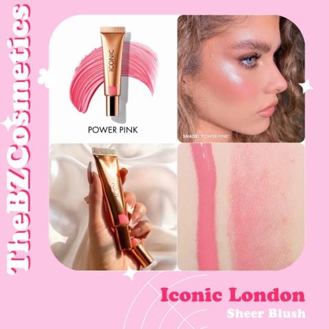  Má hồng Iconic London Sheer Blush dạng kem cao cấp 