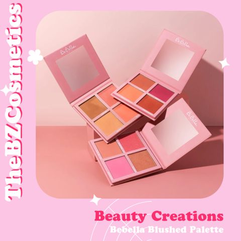  Bảng phấn má Beauty Creations Bebella Blushed 4 ô siêu xinh ứng dụng cao 