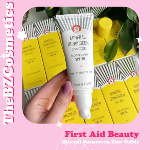  Kem chống nắng vật lý lành tính First Aid Beauty Mineral Sunscreen Zinc Oxide Broad Spectrum SPF30 