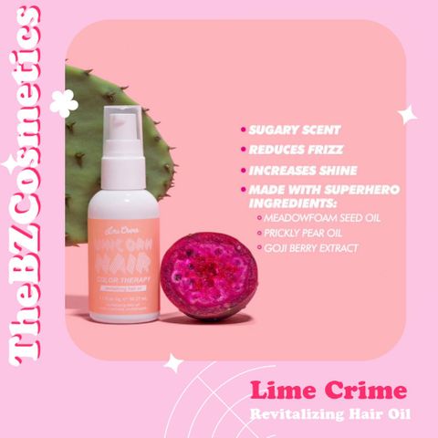  Dầu dưỡng tóc Lime Crime Unicorn Hair Revitalizing Oil phục hồi và bảo vệ màu tóc nhuộm 