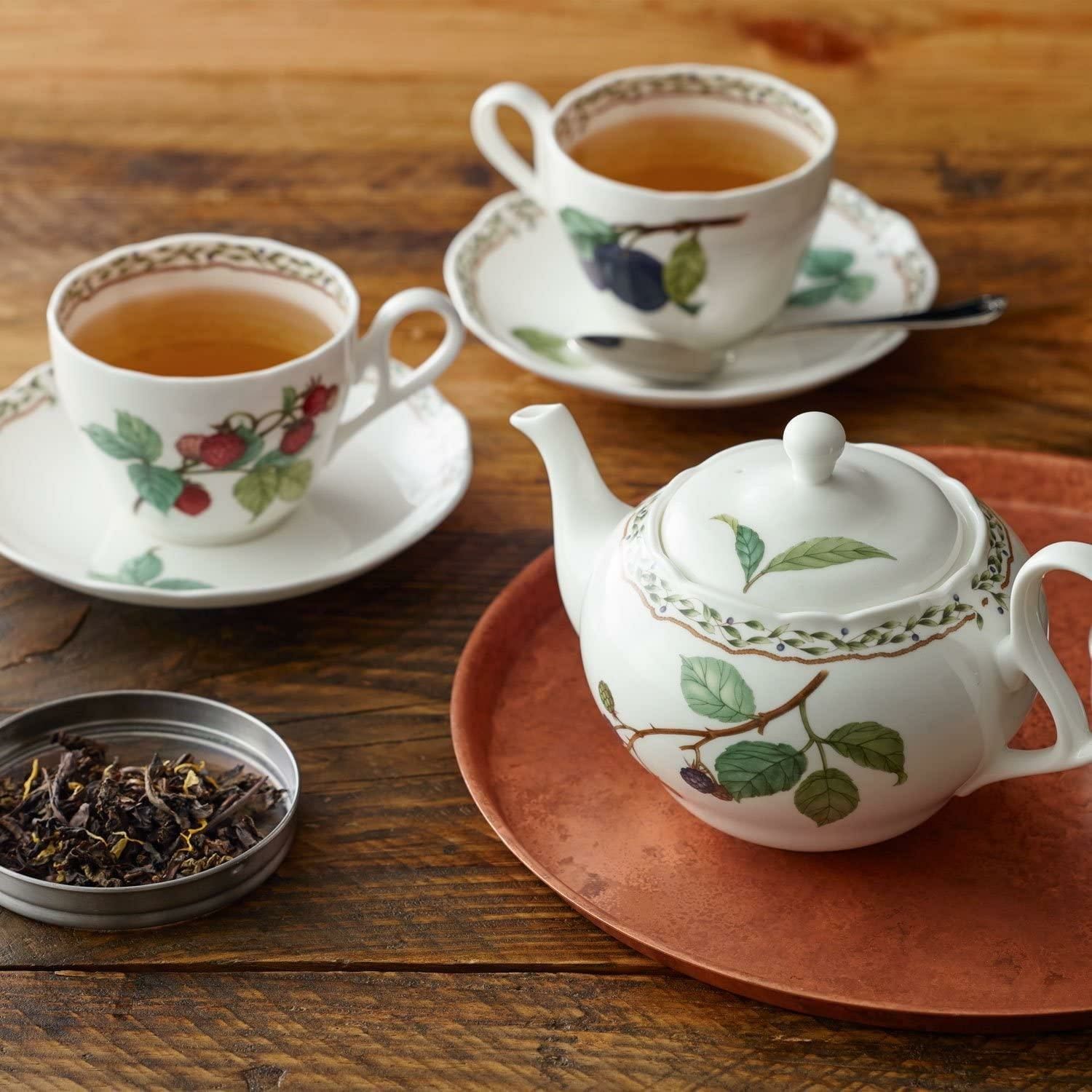  Ấm trà (bình trà) nhỏ dung tích 600ml sứ xương | Orchard Garden 4911L - 97864 