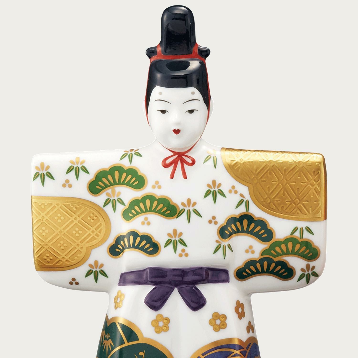  Tượng sứ Thiên Hoàng - Hoàng Hậu Nhật Bản | Saijiki Collection AC192 - K1489 