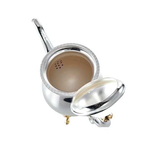  Bình trà dung tích 870ml ( Niken mạ bạc, vàng ) | Tea Accessory HAK - 4Y 