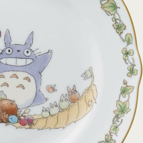  Đĩa tròn cỡ vừa đường kính 22cm sứ xương | Totoro 4924-3L - TT97811 
