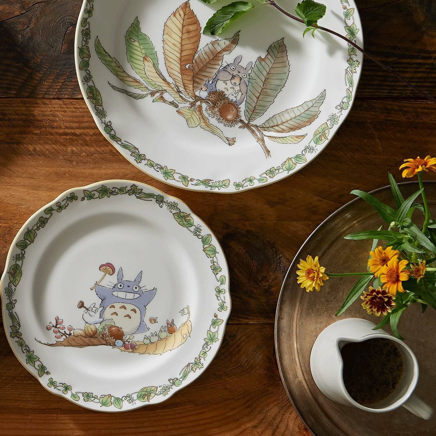  Đĩa tròn cỡ vừa đường kính 22cm sứ xương | Totoro 4924-3L - TT97811 