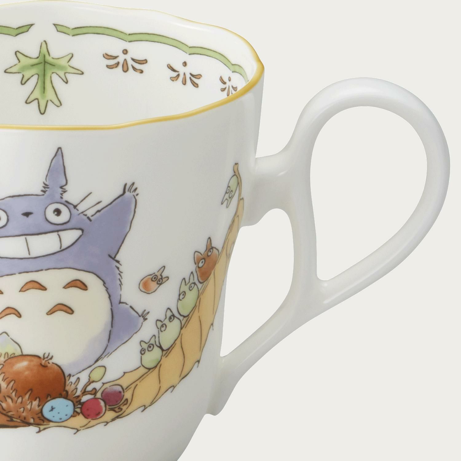  Cốc (ly) uống nước, cà phê dung tích 375ml sứ xương | Totoro 4924-3L - TT97855 