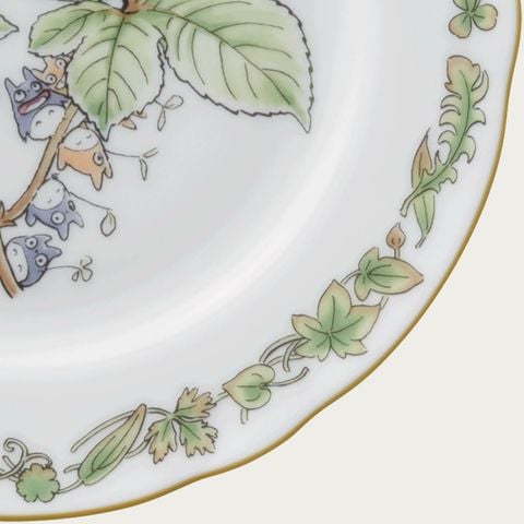  Đĩa tròn cỡ nhỏ đường kính 17cm lót bát (chén) cơm sứ xương | Totoro 4924-5L - TT97812 