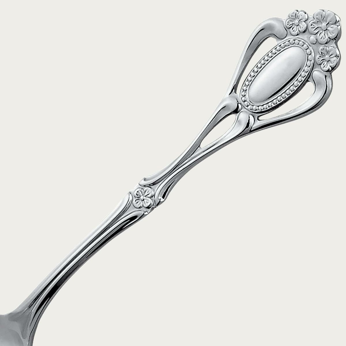  Thìa trà mạ bạc (Nickel silver) dài 13,2cm | Noritake Christine 71N - 12Y 