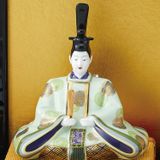  Tượng sứ Thiên Hoàng - Hoàng Hậu triều đại Heian (794 - 1185) Nhật Bản | Sajiki Collection AC307-SK2656 