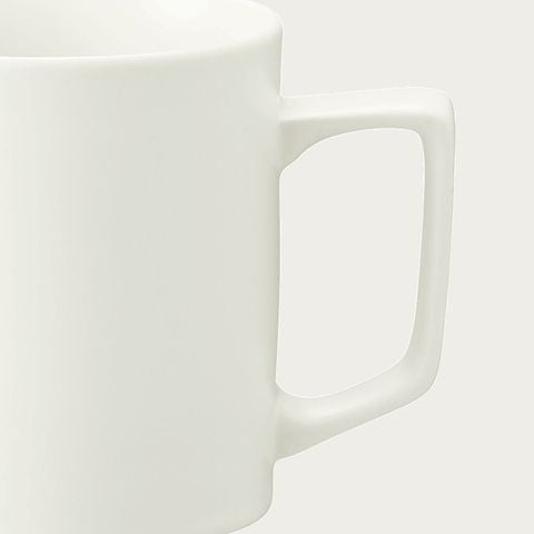  Cốc (ly) uống nước, cà phê màu trắng dung tích 335ml sứ trắng Nhật Bản | Resta 1762-B - 11701B 
