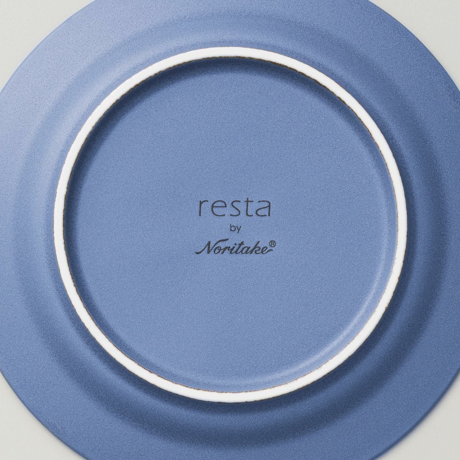  Đĩa tròn cỡ nhỏ đường kính 14cm màu xanh sứ trắng Nhật Bản | Resta 1762-E - 11704E 