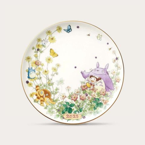  Đĩa tròn cỡ vừa Coupe đường kính 23,2cm sứ xương phiên bản 2025 | Totoro N-468L - Y50116A 