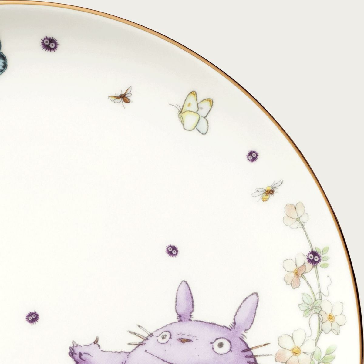  Đĩa tròn cỡ vừa Coupe đường kính 23,2cm sứ xương phiên bản 2025 | Totoro N-468L - Y50116A 