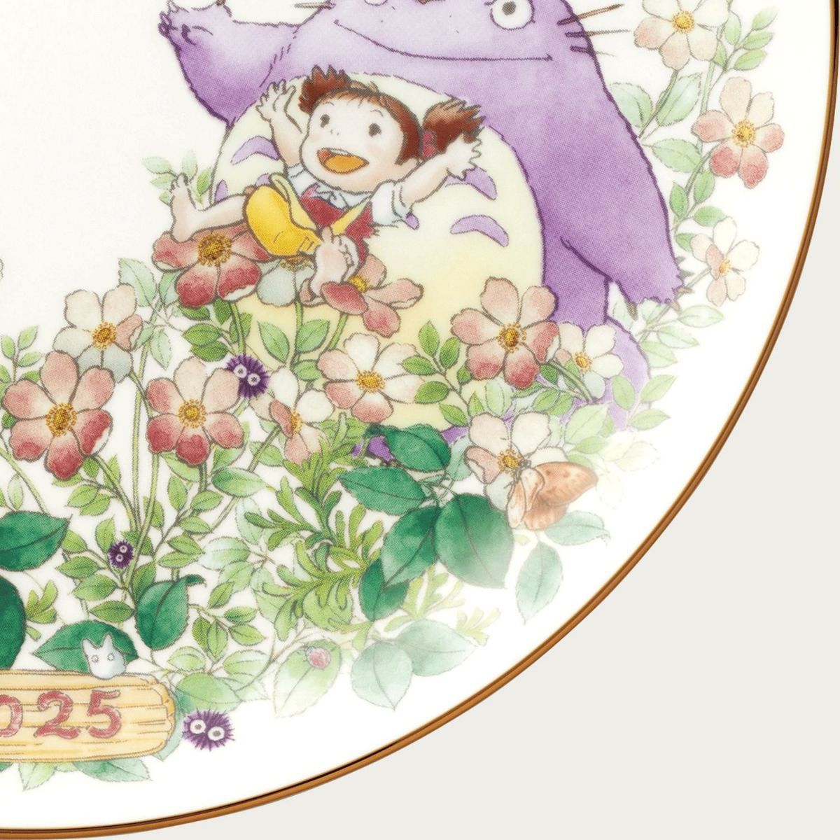  Đĩa tròn cỡ vừa Coupe đường kính 23,2cm sứ xương phiên bản 2025 | Totoro N-468L - Y50116A 