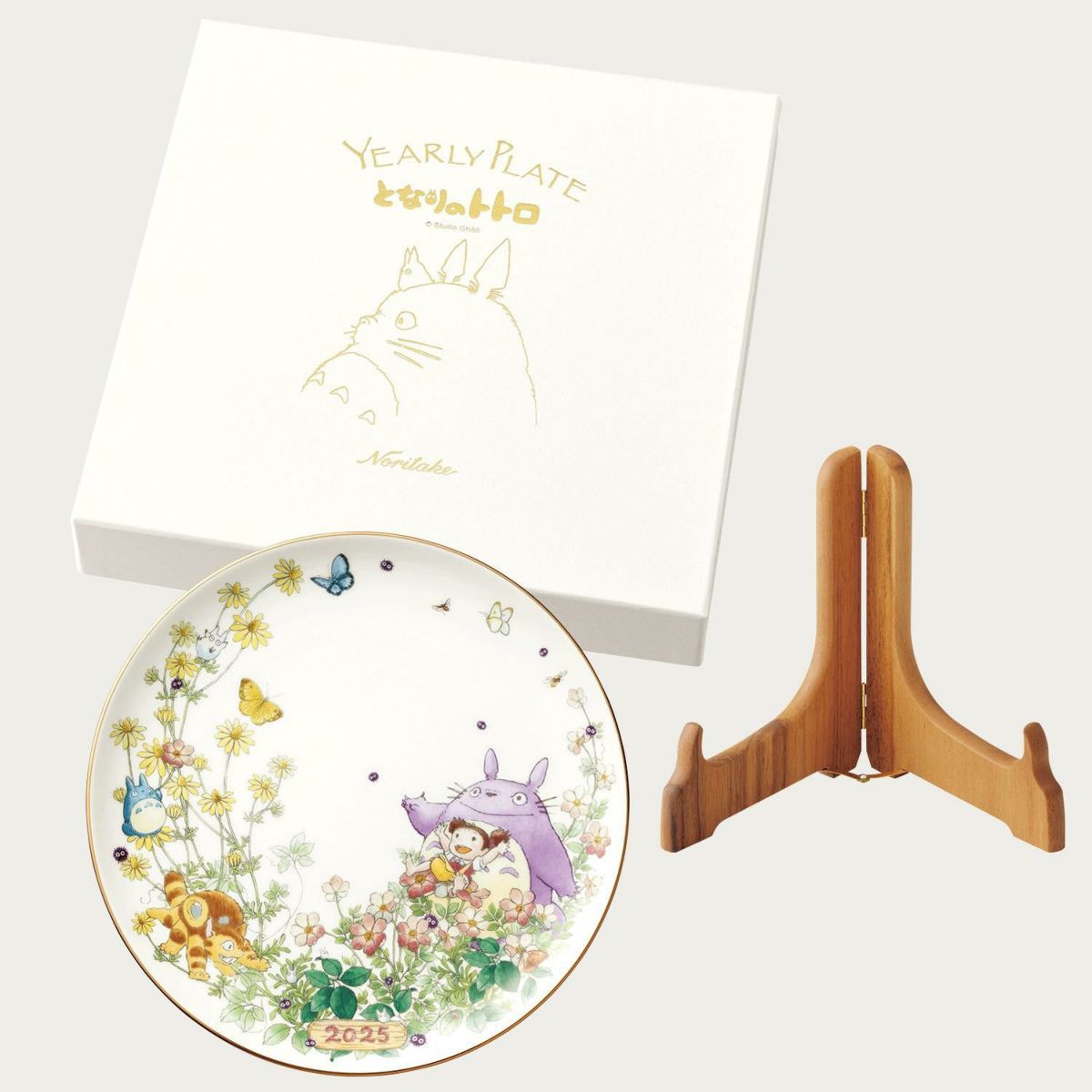  Đĩa tròn cỡ vừa Coupe đường kính 23,2cm sứ xương phiên bản 2025 | Totoro N-468L - Y50116A 