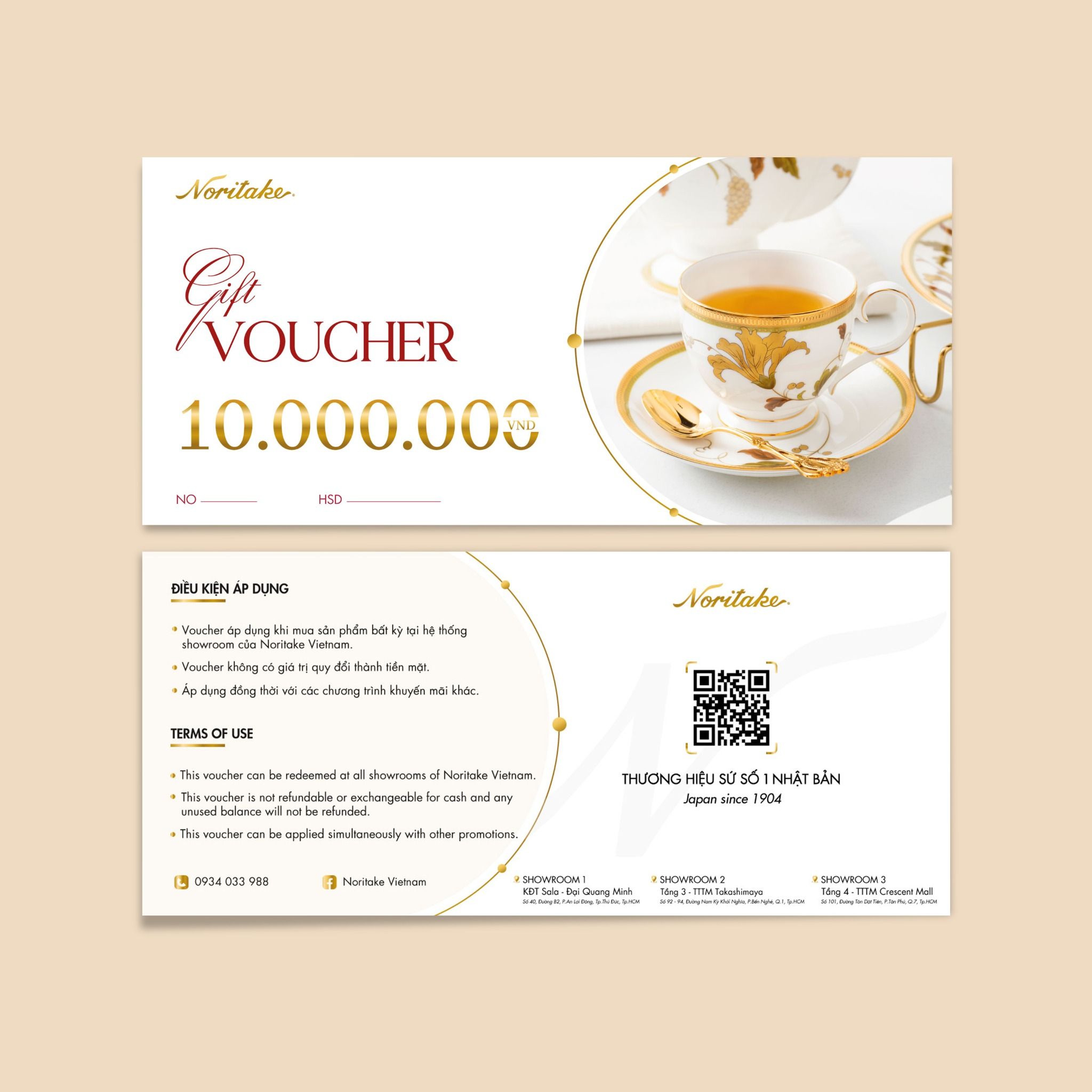  Voucher mua hàng trị giá 10 triệu VNĐ 