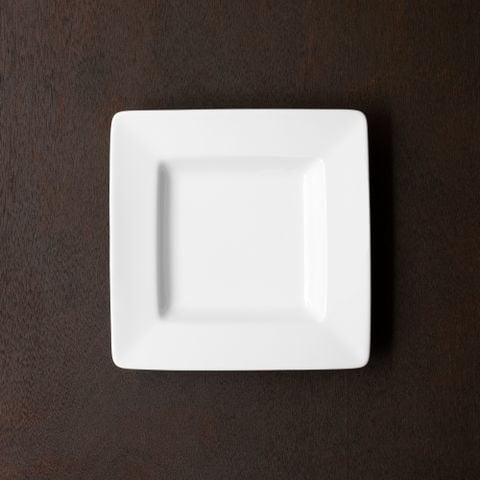  Đĩa vuông cỡ nhỏ cạnh dài 14,5cm sứ trắng | Art Stage 1609L - 91138 