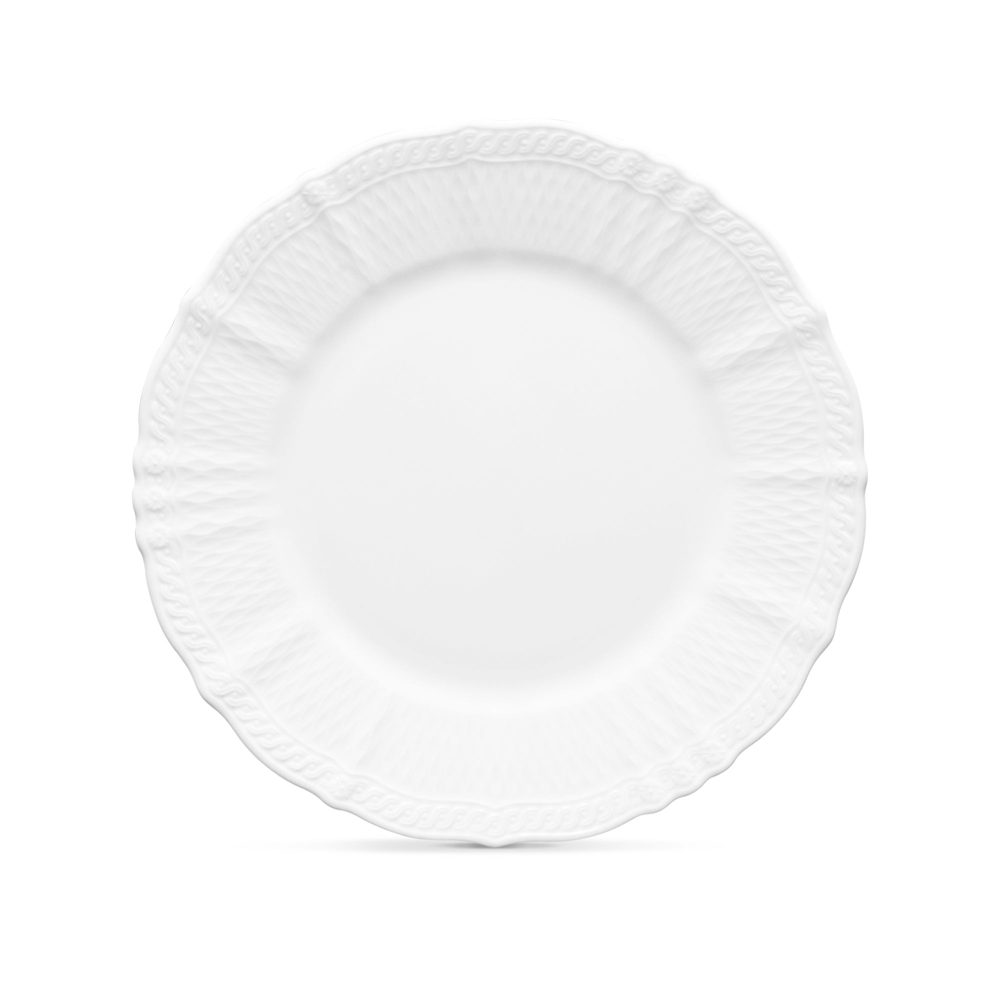  Đĩa tròn cỡ lớn đường kính 27,7cm sứ trắng cao cấp | Cher Blanc 1655L - 94820 