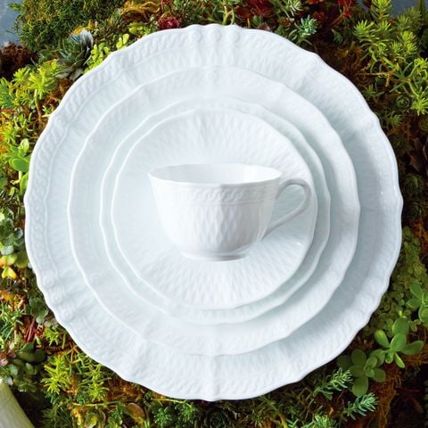  Đĩa tròn cỡ lớn đường kính 27,7cm sứ trắng cao cấp | Cher Blanc 1655L - 94820 