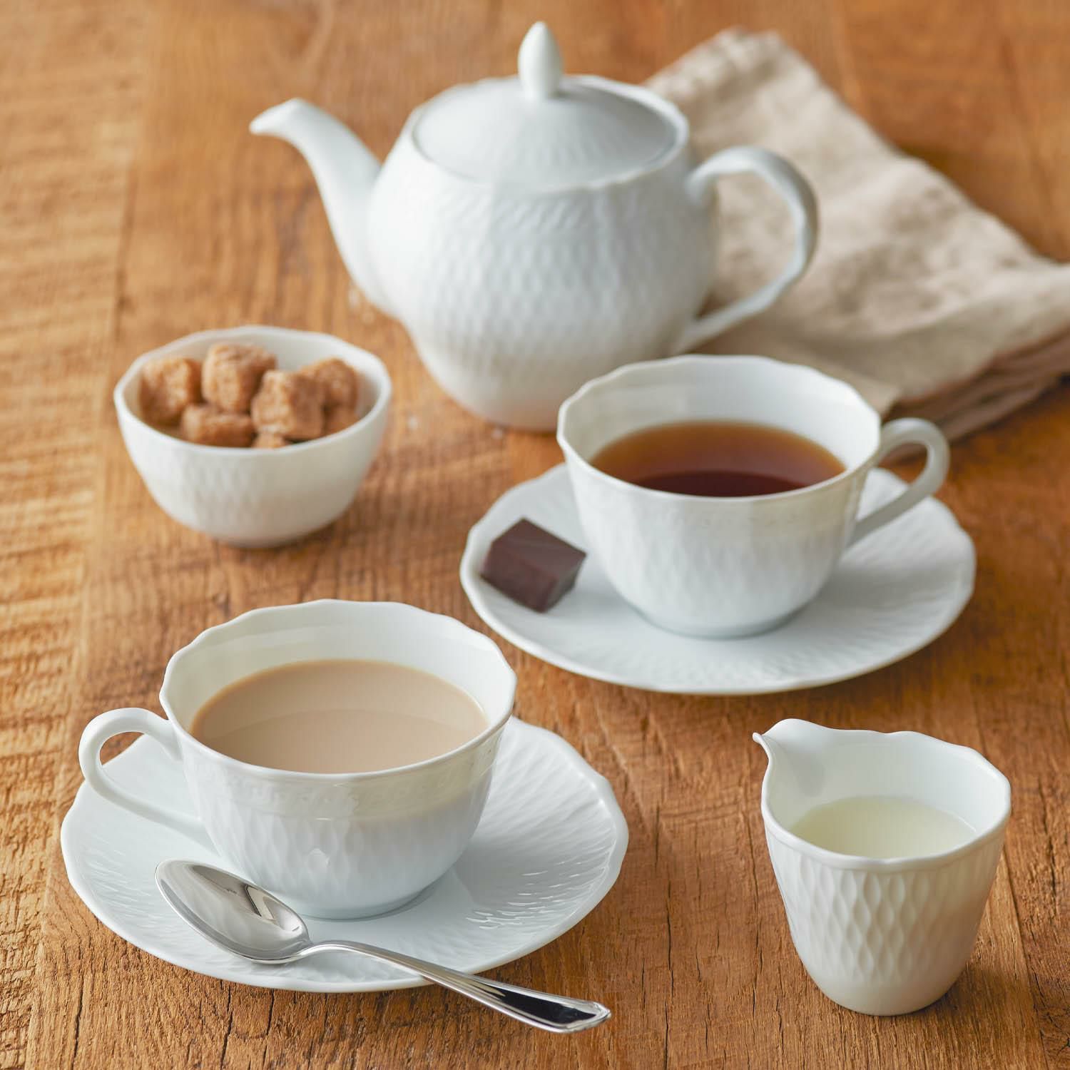  Ấm trà (bình trà) nhỏ dung tích 510ml sứ trắng cao cấp | Cher Blanc 1655L - 94823 