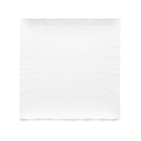 Đĩa vuông cỡ lớn cạnh dài 26,9cm sứ trắng cao cấp | Cher Blanc 1655L - 94834 