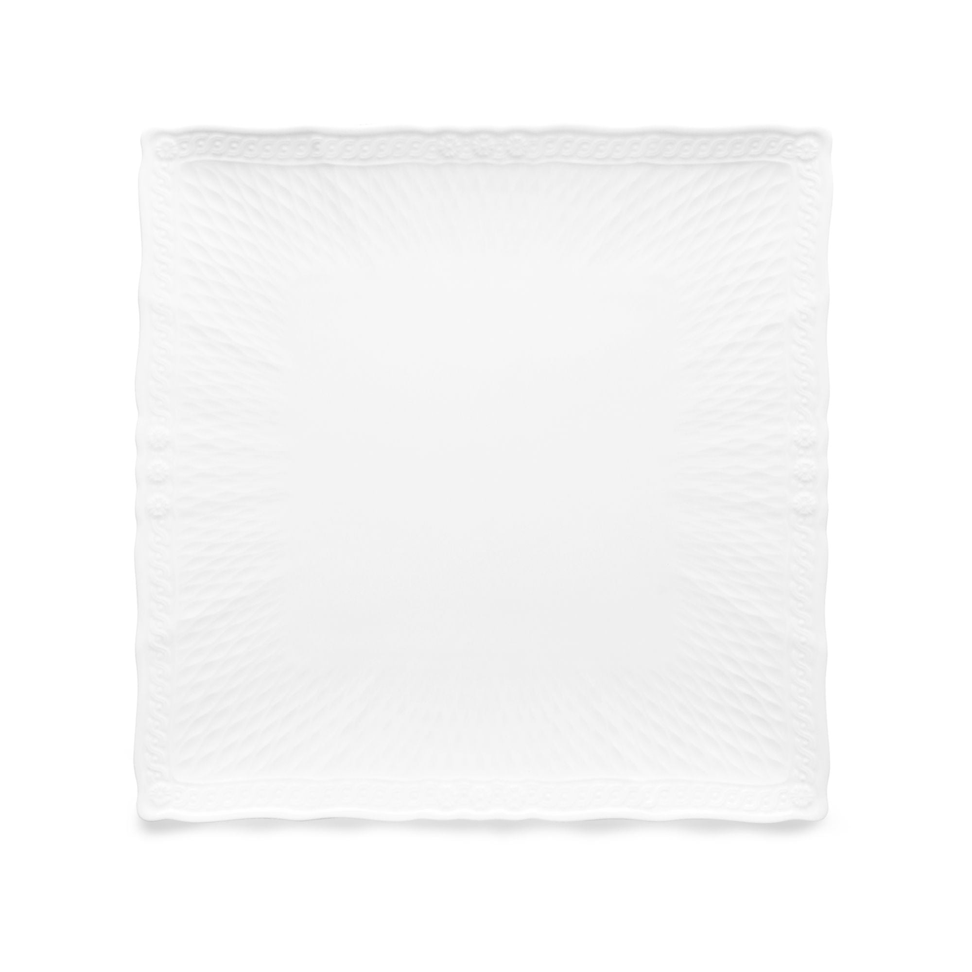  Đĩa vuông cỡ lớn cạnh dài 26,9cm sứ trắng cao cấp | Cher Blanc 1655L - 94834 