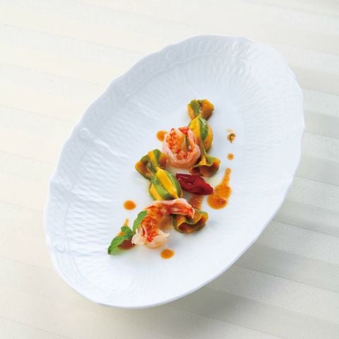  Đĩa Oval coupe cỡ nhỏ (SM) dài 26,8cm sứ trắng cao cấp | Cher Blanc 1655L - 94846 